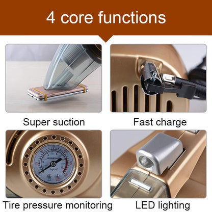 2 in 1 Car Vacuum Cleaner with Tyre Inflator